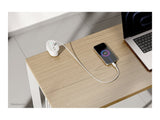 Neomounts | Desk socket with clamp and USB-C and USB-A ports - Quick charge | DS22-840WH6