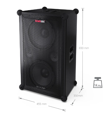 Sharp | Portable Speaker | SUMOBOX Pro CP-LS200 High Performance | 200 W | Waterproof | Bluetooth | Wireless connection | Portable | Black