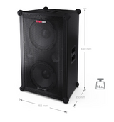 Sharp | Portable Speaker | SUMOBOX Pro CP-LS200 High Performance | 200 W | Waterproof | Bluetooth | Wireless connection | Portable | Black
