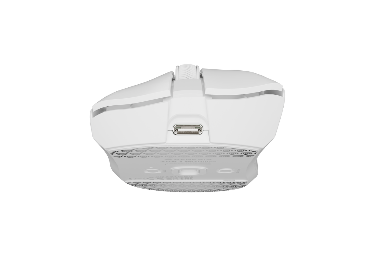 Genesis Gaming Mouse | Zircon 880 Pro 8k | Wireless | 2.4GHz, Bluetooth | White