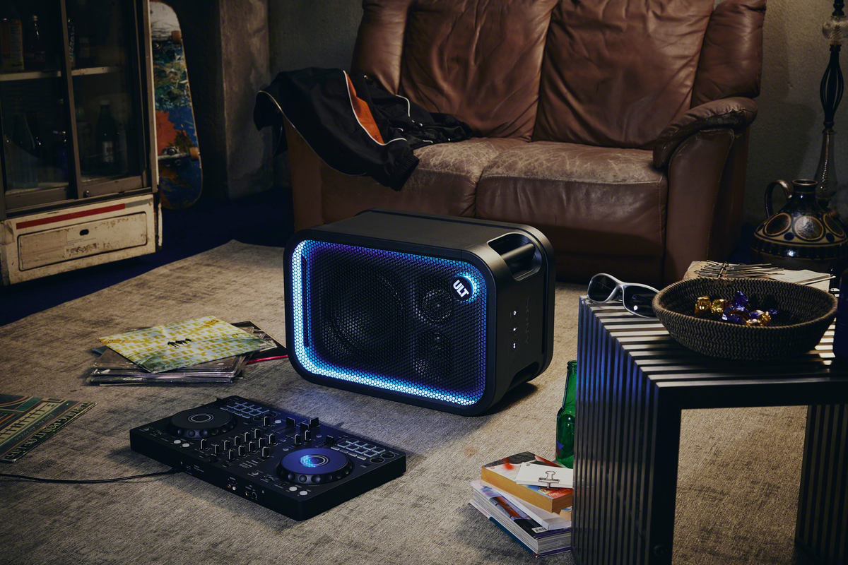 Sony Party Speaker | SRS-ULT500 ULT Tower 5 | 300 W | Waterproof | Bluetooth | Wireless connection | Portable | Black