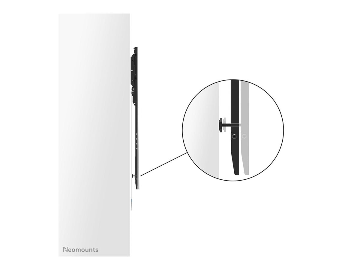 Neomounts Wall mount | WL30-750BL18P Heavy duty wall mount | Adjustable Height | 50-98 " | Maximum weight (capacity) 100 kg | Black