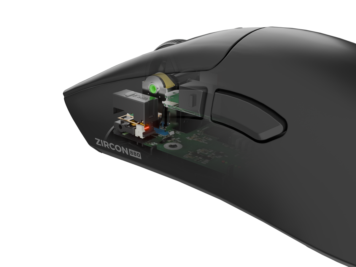 Genesis Zircon 880 | Wireless | Gaming Mouse | Black | 2.4 GHz, Bluetooth, USB