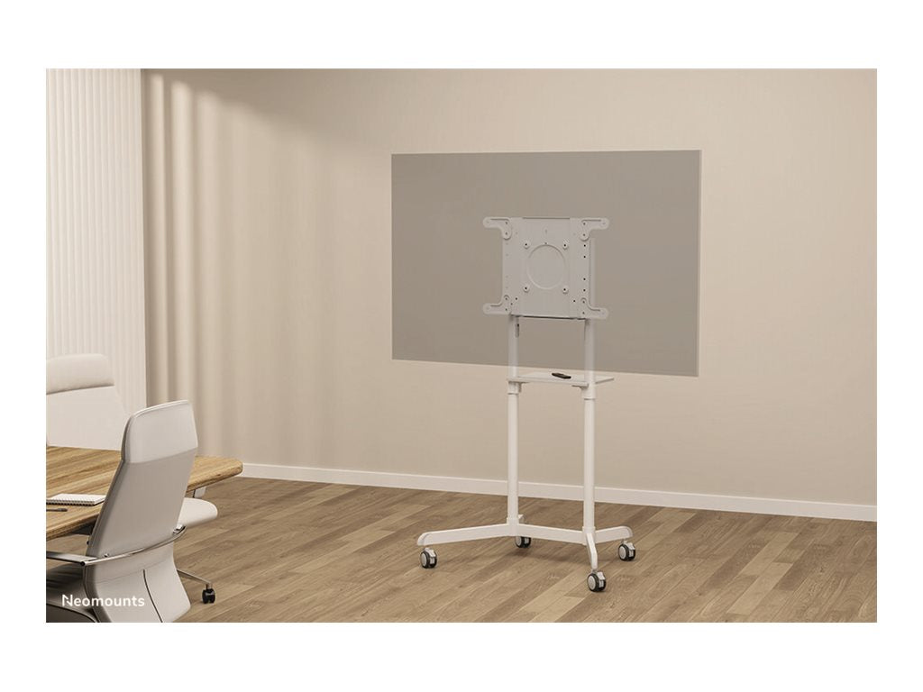 Neomounts Floor stand | NS-M1250WHITE TV trolley | Rotate, Tilt | 37-70 " | Maximum weight (capacity) 70 kg | White