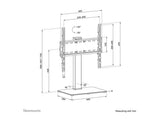 Neomounts Desk Mount | DS45-430BL14 TV stand | Adjustable Height, Swivel | 32-55 " | Maximum weight (capacity) 40 kg | Black