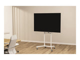 Neomounts Floor stand | NS-M1250WHITE TV trolley | Rotate, Tilt | 37-70 " | Maximum weight (capacity) 70 kg | White