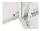 Lanberg | Rack cabinet 19" wall-mount 6U/600x600 for self-assembly with metal door (flat pack) | WF01-6606-00S | Grey