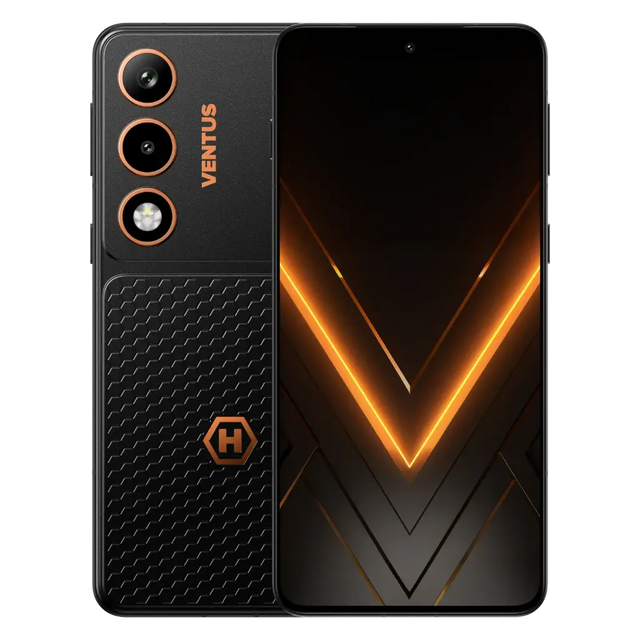 Hammer Ventus 5G | Smartphone | Black | 6.77 " | AMOLED | 2392 x 1080 pixels | MediaTek | Dimensity 7100 | Internal RAM 8 GB | 256 GB | Dual SIM | 3G | 4G | 5G | Main camera resolution 108 MP | Android | Secondary camera resolution 32 MP | 16 | 5000 mAh
