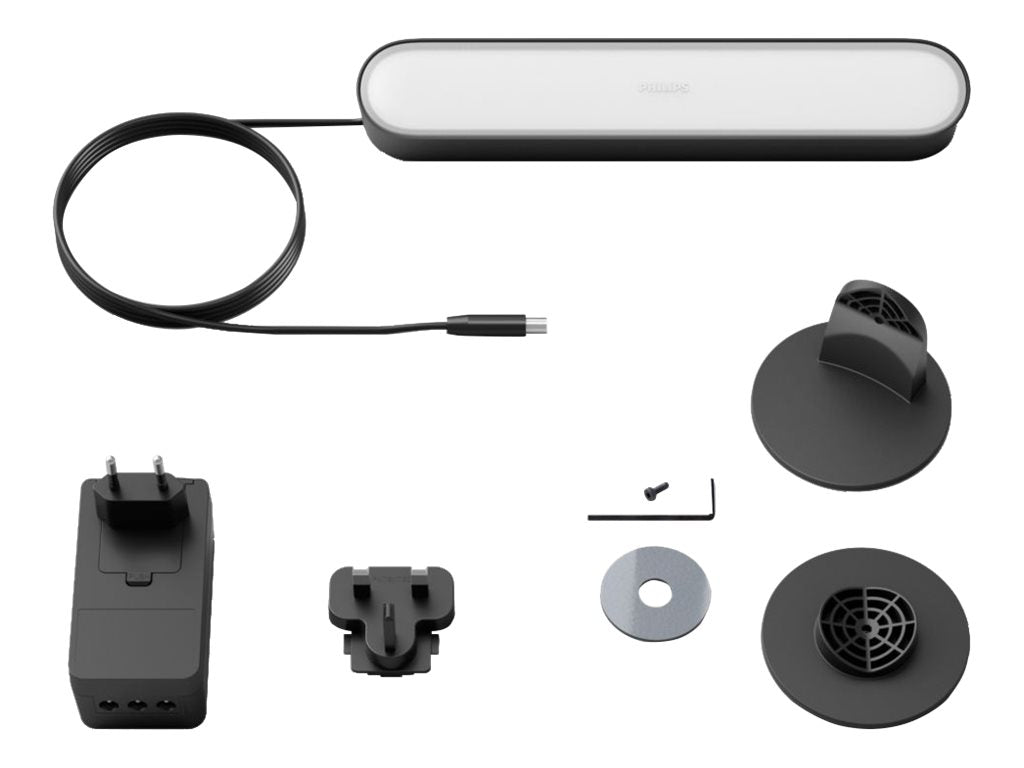 Philips Hue Play WCA Lightbar Base, Black | 42 W | 2000-6500 Hue White Colour Ambiance