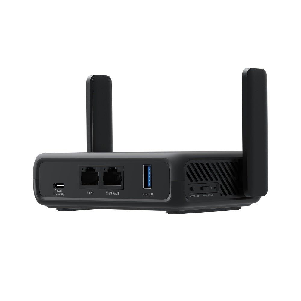 Mercusys AX3000 Travel Router | MR84X-Travel | 802.11ax | 574/2402 Mbit/s | 10/100/1000 Mbit/s | Mesh Support No | MU-MiMO No | No mobile broadband | Antenna type External Omni-directional | 1