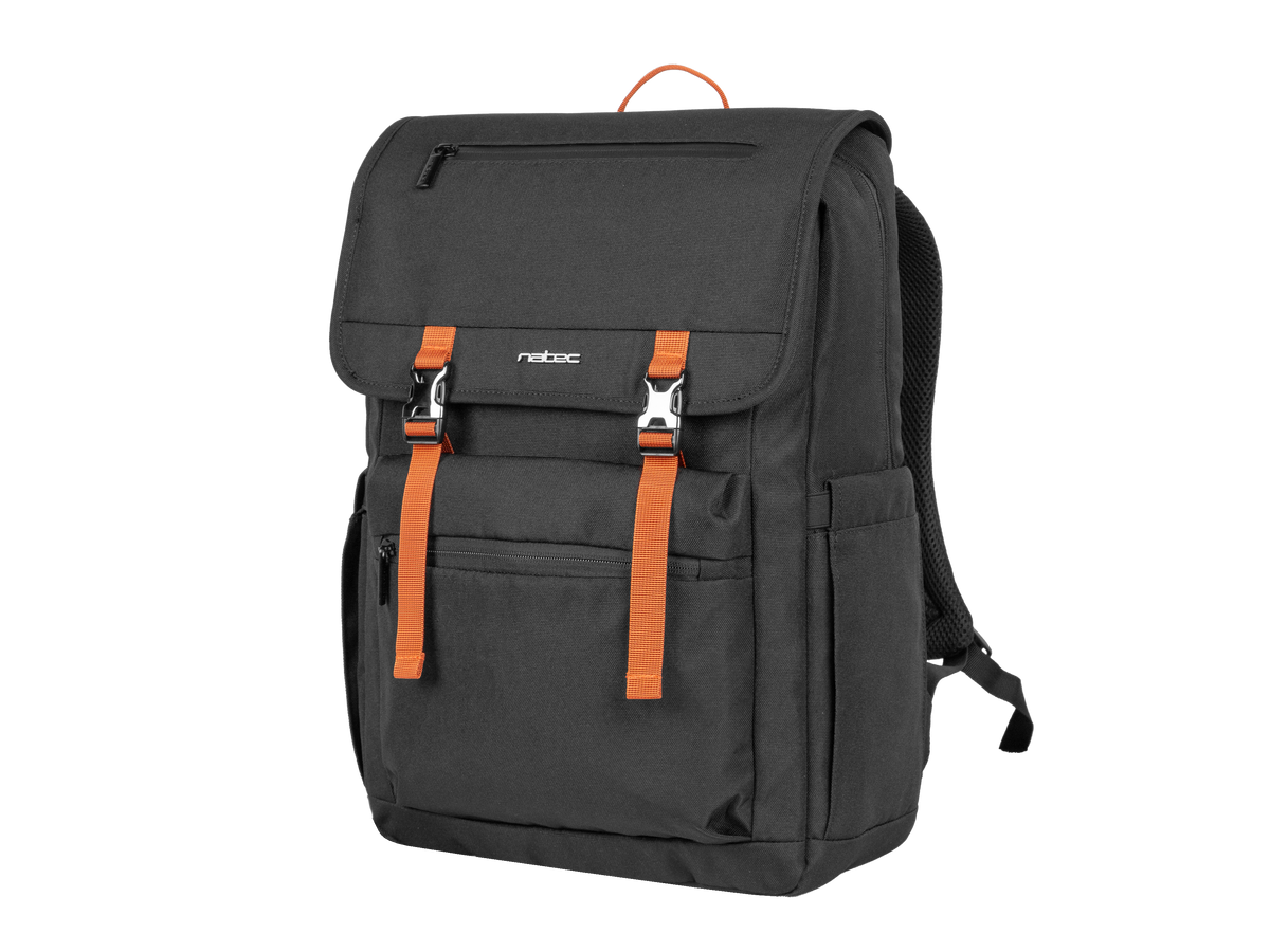 Natec | Backpack | Niala | Fits up to size 15.6 " | Backpack | Black/Orange