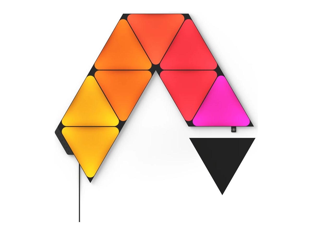 Nanoleaf | Shapes Black Triangles Starter Kit (9 panels) | 42 W | WiFi