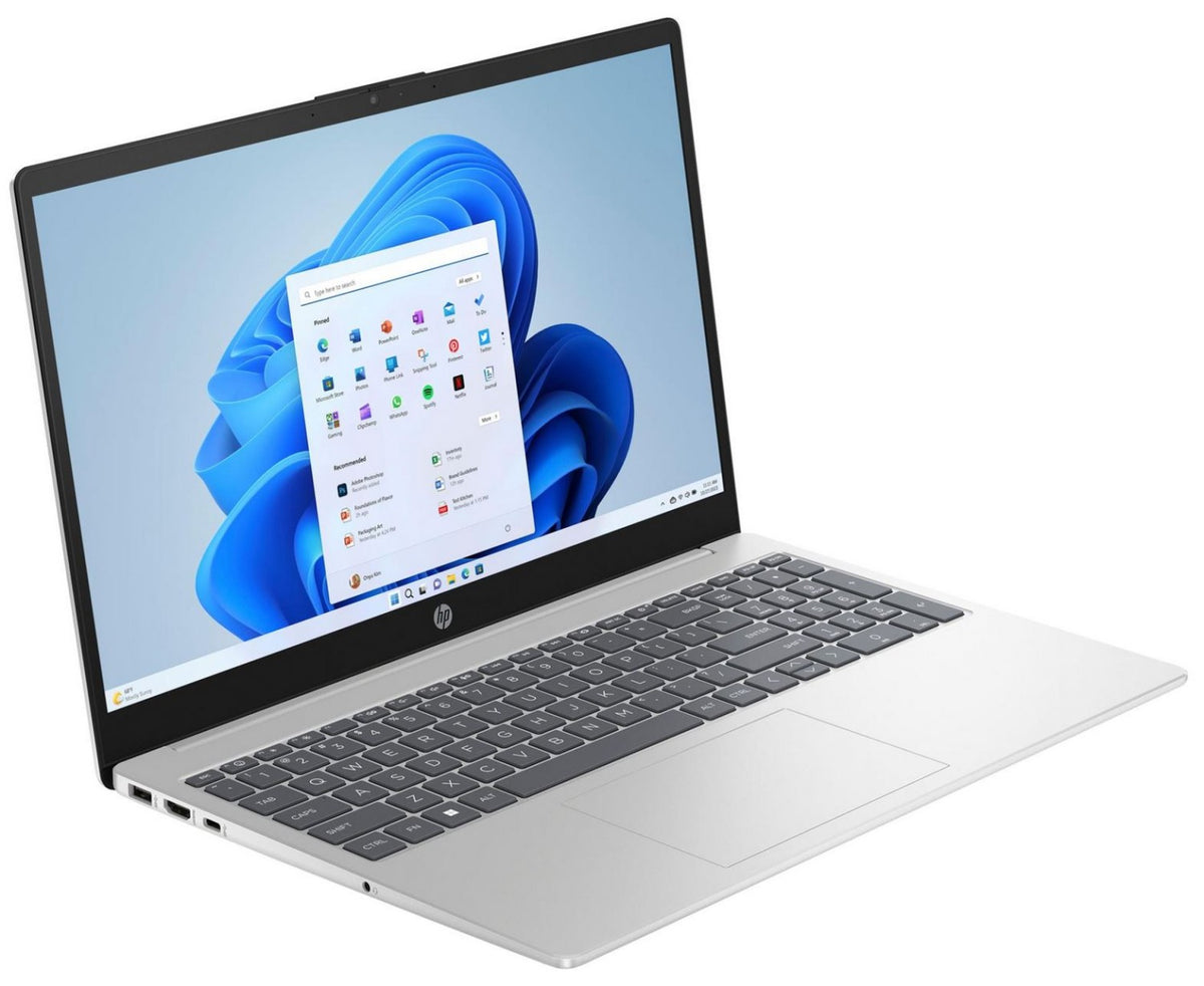 HP | 15-fd0217nw | 15 | Silver | 15.6 " | FHD | 1920 x 1080 pixels | Intel Core i3 | i3-N305 | 8 GB | DDR4 | Solid-state drive capacity 512 GB | Intel UHD Graphics | Windows 11 Home | Bluetooth version 5.3 | 802.11ax | Keyboard language English | Warranty