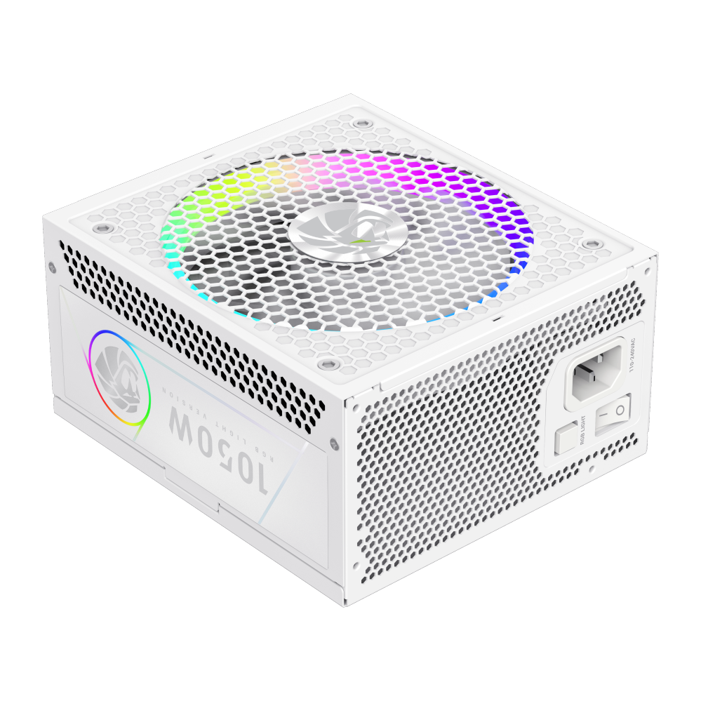 Gamemax PSU | RGB 1050G WH | 1050 W | Gold | White | Full Modular