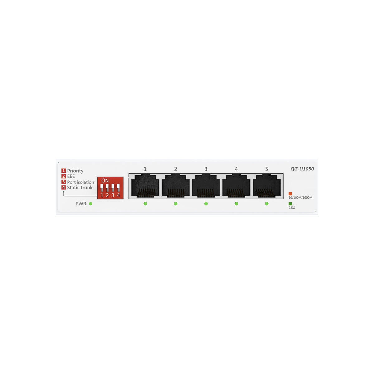 Asus | QG-U1050 | Switch, 5-port | Unmanaged | Desktop