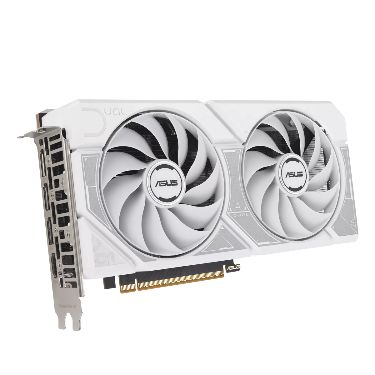 Asus Dual GeForce RTX 5060 White OC Edition 8GB GDDR7 | NVIDIA | 8 GB | GeForce RTX 5060 | GDDR7 | HDMI ports quantity 1 | PCI Express 5.0
