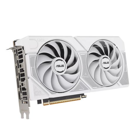 Asus Dual GeForce RTX 5060 White OC Edition 8GB GDDR7 | NVIDIA | 8 GB | GeForce RTX 5060 | GDDR7 | HDMI ports quantity 1 | PCI Express 5.0
