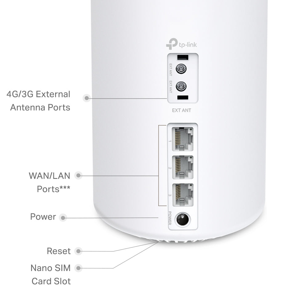 TP-LINK Deco X10-4G(1-pack) 4G+ AX1500 Whole Home Mesh Wi-Fi 6 Router | TP-LINK | 4G+ AX1500 Whole Home Mesh Wi-Fi 6 Router | Deco X10-4G (1-pack) | 802.11ax | 1201 Mbit/s | Mesh Support No | MU-MiMO No | No mobile broadband