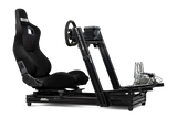 Next Level Racing GTElite Lite | Aluminium Simulator Cockpit, Wheel Plate Edition | Black