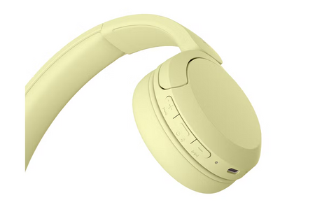Sony Headphones | WH-CH520 | Bluetooth | On-Ear | Yellow