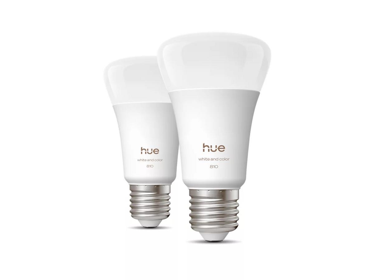 Philips Hue WCA 810 A60 2P EU | E27 | 6 W | White and colour light | Bluetooth and Zigbee