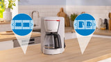 Bosch Coffee Maker | TKA2M111 MyMoment | Drip | 1200 W | White