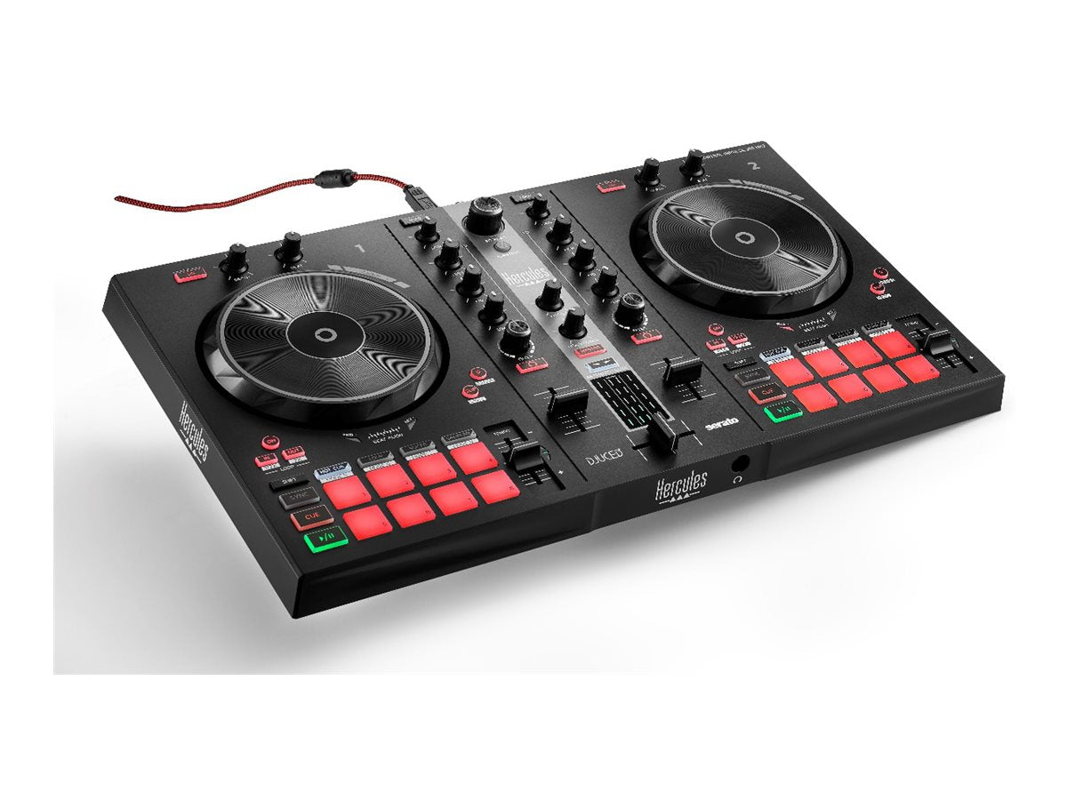 Hercules | DJ controller | DJ Essentials Kit | Speakers | USB connectivity
