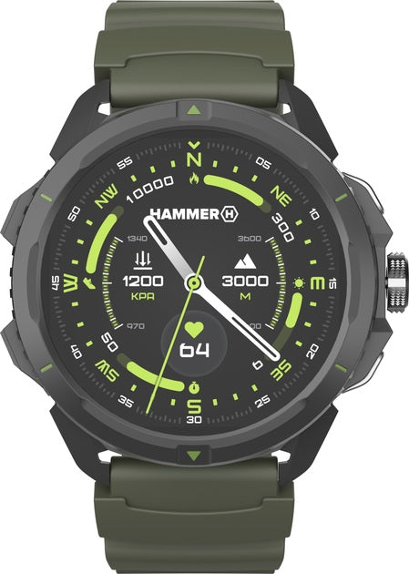 Hammer | Watch 2 | Smart watch | AMOLED | 1.5” | Military Edition