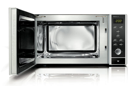 Caso | Microwave Oven with Grill and Convection | MCG 25 Chef | Free standing | 900 W | Convection | 25 L | Grill | Stainless steel/Black