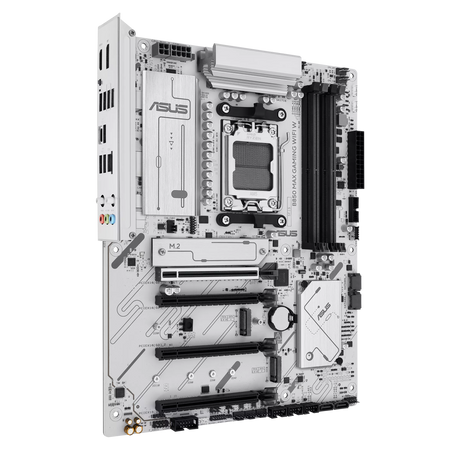 Asus B850 MAX GAMING WIFI W | Processor family AMD | Processor socket AM5 | DDR5 | Supported hard disk drive interfaces SATA, M.2 | Number of SATA connectors 4