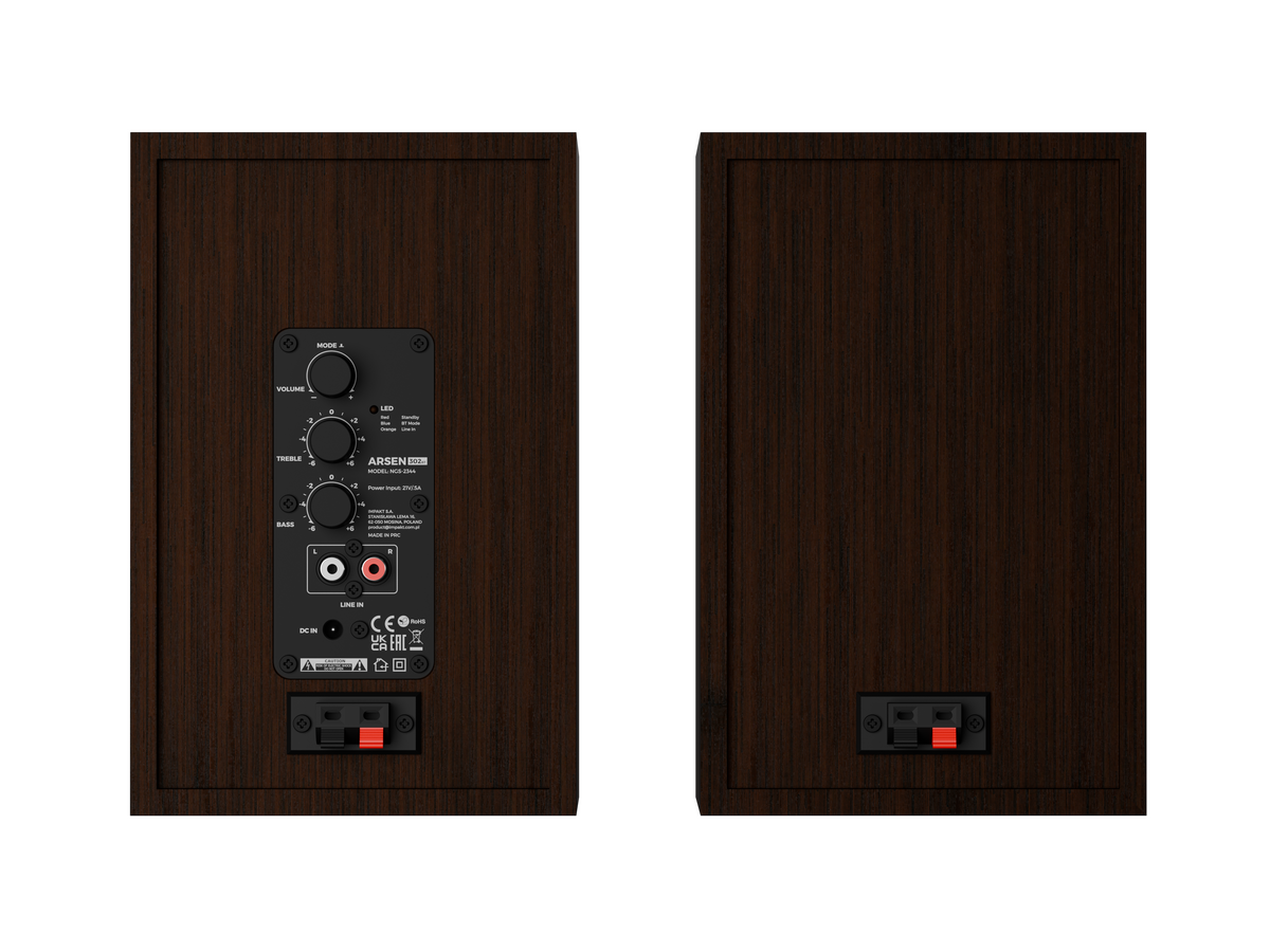 Genesis Speakers | Arsen 302BT | 20 W | Bluetooth | Wireless connection | Brown