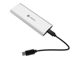 Natec | Rhino M.2 NVME Lite USB-C External, Gen 2 Steel Arctic Silver | Solid-state drive interface NVMe