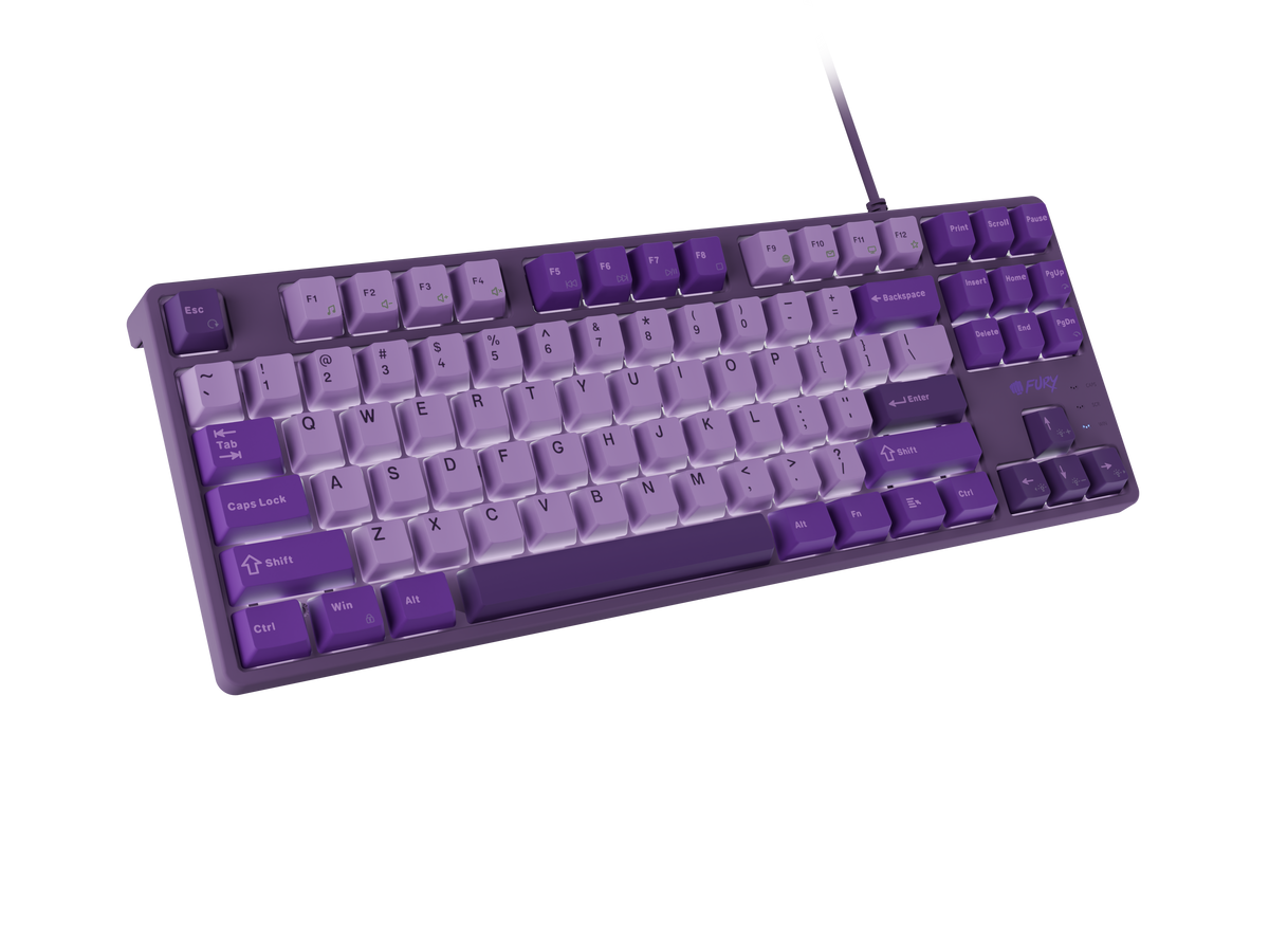 Fury | Kanabo K2 | Gaming Keyboard | Wired | US | Linear | Purple