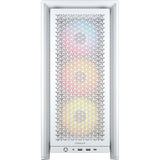 Corsair PC Case | Frame 4000D RS ARGB Modular | Mid-Tower | White