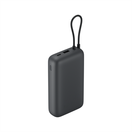 Xiaomi Power Bank 20000mAh (Integrated Cable) | 20000 mAh | Dark Gray