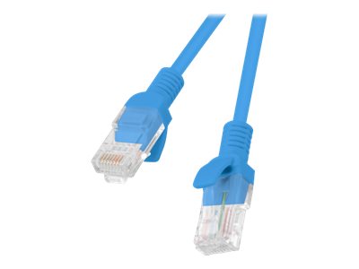 Lanberg Patchcord CAT.5E UTP 2M fluke passed 10-pack, Blue | PCU5-20CC-0200-B