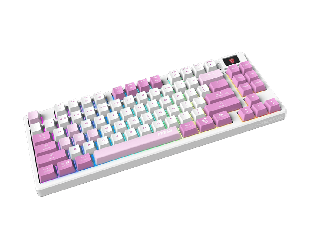 MSI FORGE GK600 TKL WIRELESS VIOLET | Gaming keyboard | Wireless | US | Mechanical Linear