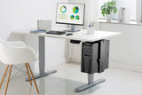 PC Table Mount | DA-90411 | Height adjustment 30-51 cm | Steel | Black