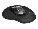 PORT CONNECT | Ergonomic Mouse Pad | 200 x 230 x 20 mm | Black