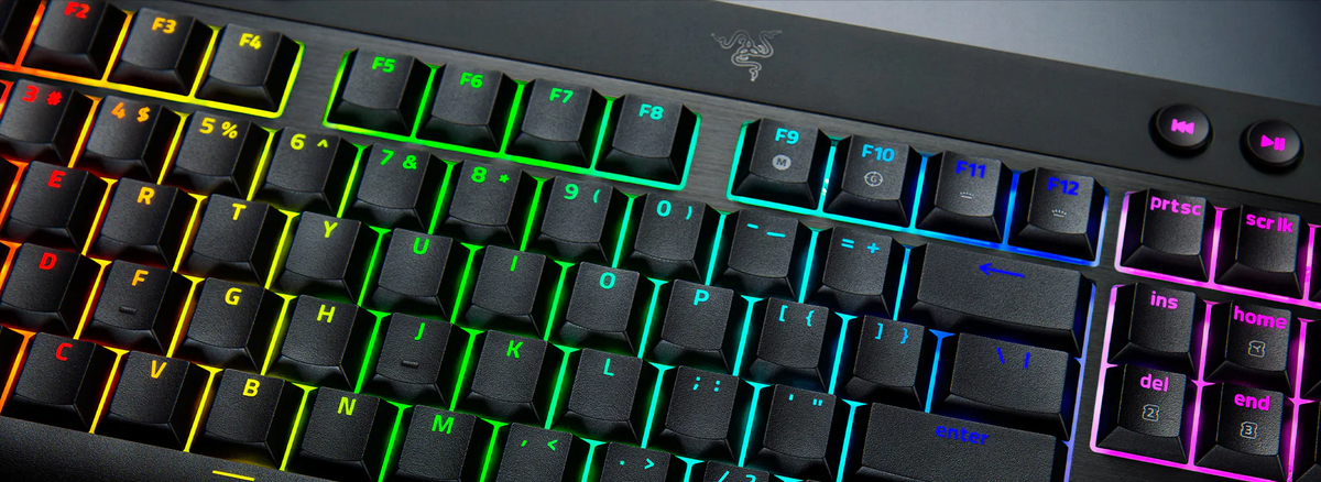 Razer | BlackWidow V4 Low-Profile HyperSpeed | Keyboard | Wireless | US | Bluetooth | Orange Switches | Black