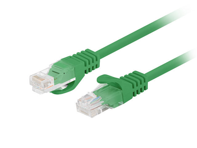 Lanberg Patchcord CAT.5E UTP 1.5M fluke passed 10-pack, Green | PCU5-20CC-0150-G