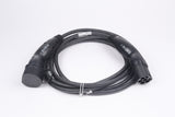 Evaka EV Charging Cable Type 2-Type 2, 22 kW, 32 A, 5 x 6 mm2, 1 x 0.5 mm2, 5 m | ITGAM3871 | Black