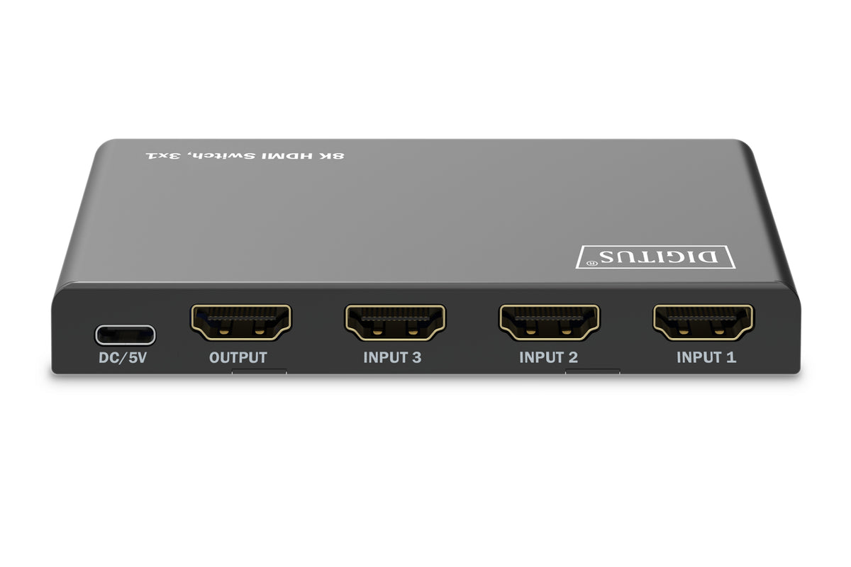 Digitus 8K HDMI Switch, 3x1 | DS-55333 | Black