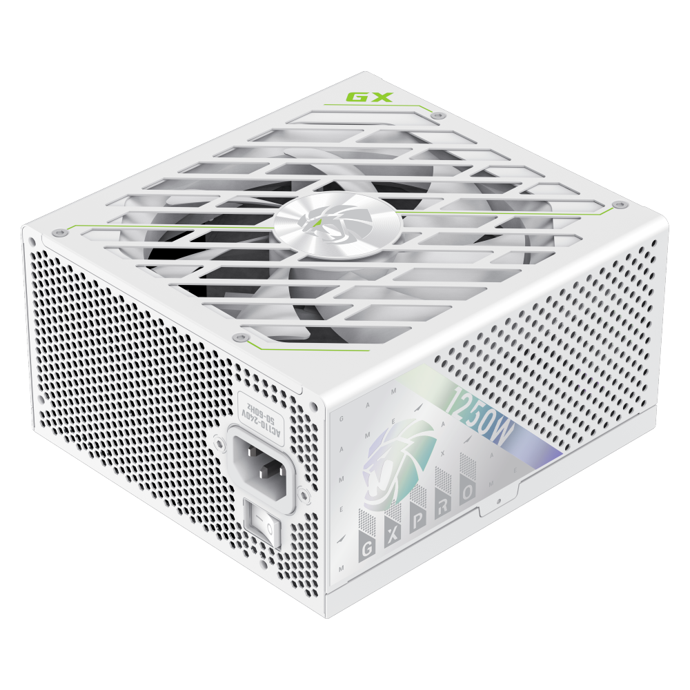 Gamemax PSU | GX PRO 1250G WH | 1250 W | Gold | White | Full Modular