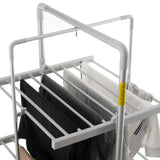 Adler | Foldable Electric Clothes Dryer | AD 7829 | 300 W | Silver/White