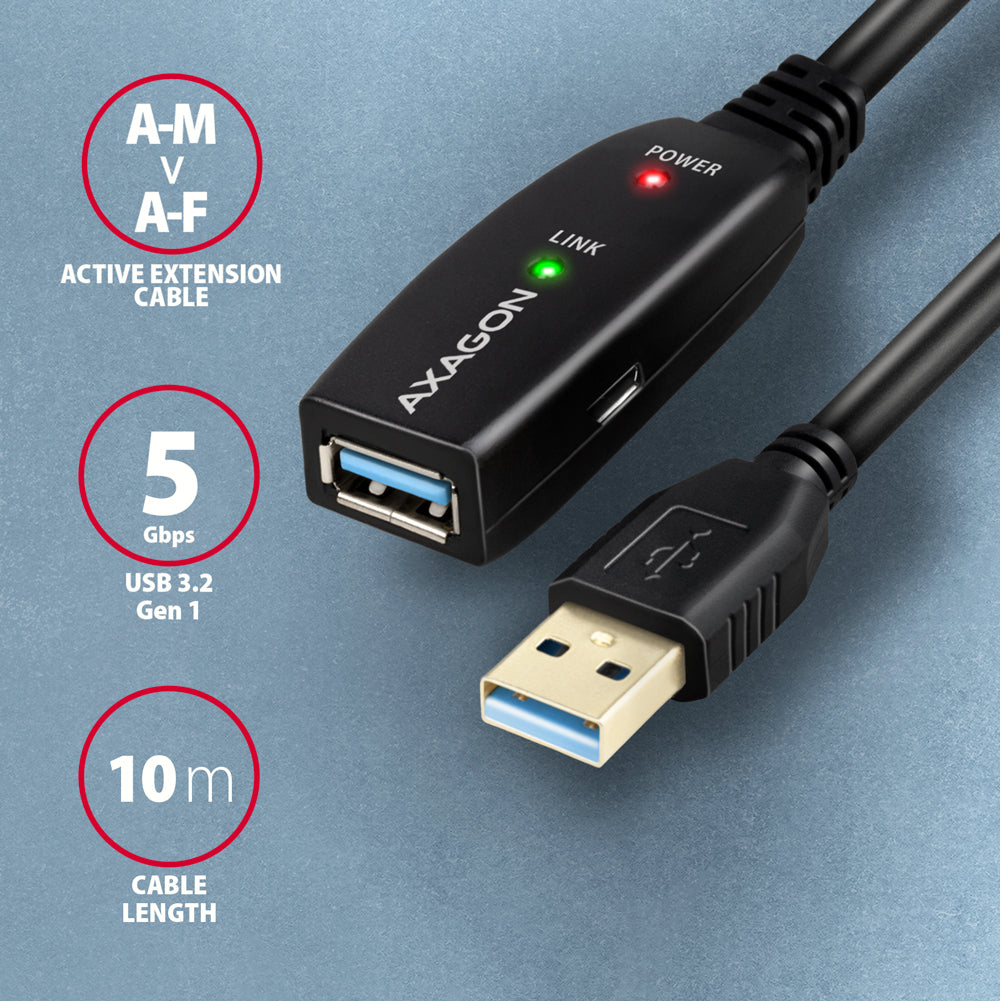 AXAGON | Active extension USB 3.2 Gen 1, 10 m | ADR-310