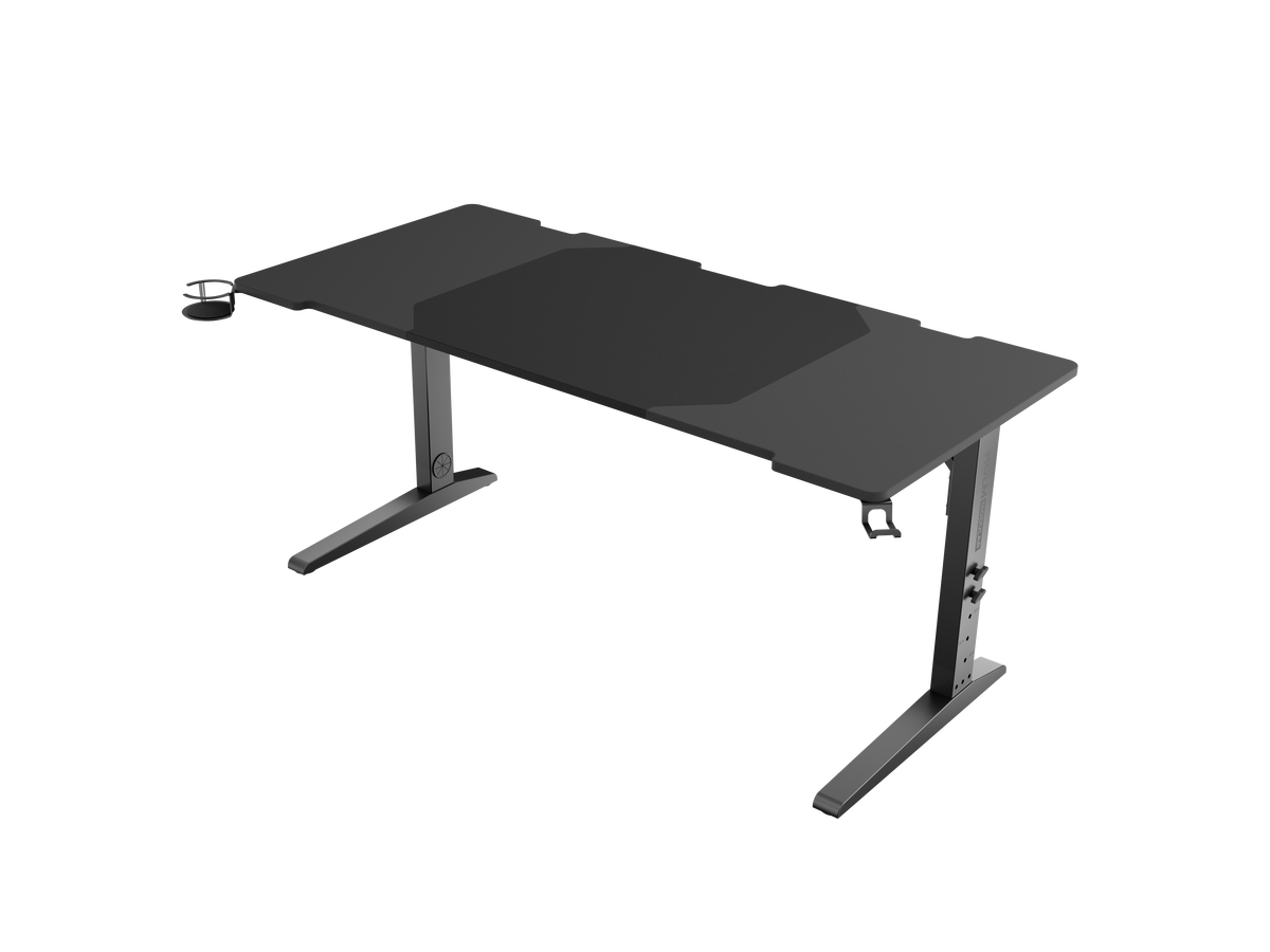 Genesis | Modular Gaming Desk | Holm 160 RGB | Anthracite Black