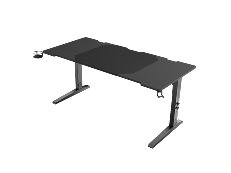 Genesis | Modular Gaming Desk | Holm 160 RGB | Anthracite Black
