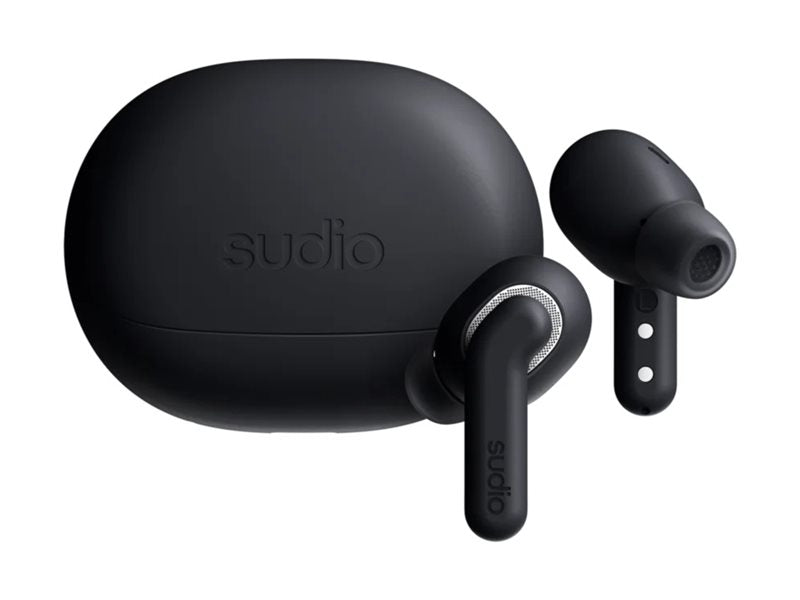 Sudio Earbuds | E4 Pro | Bluetooth | In-ear | Microphone | Midnight Black | Noise canceling | Noise reduction