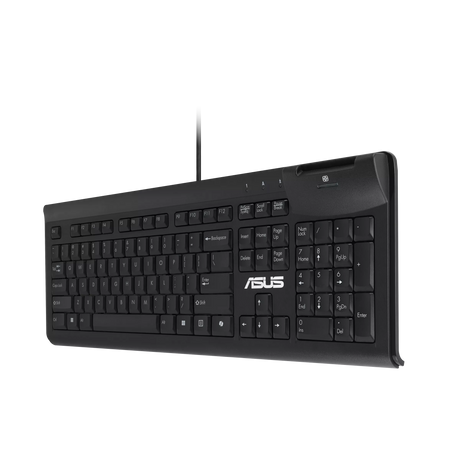 Asus KU100 | Smart Card Keyboard | Wired | US | Black
